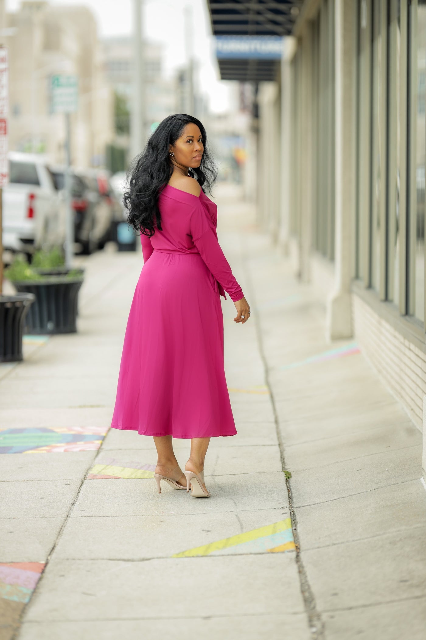 Cold Shoulder Dress